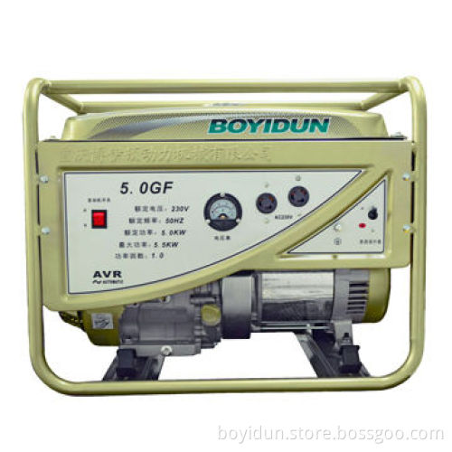 Portable gasoline generator with handle and wheel remote control 100% copper line